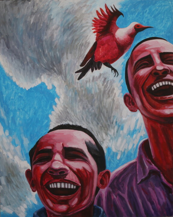 Картина под названием "До слёз (из цикла "…" - Тимур Хомич, Подлинное произведение искусства, Акрил