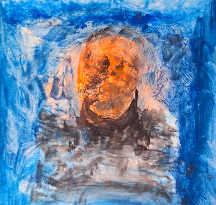 "RnZ - Bipolar Blue…" başlıklı Tablo Milto Sideris tarafından, Orijinal sanat, Akrilik