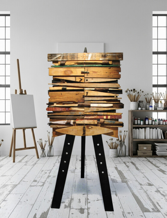 Oberfläche oder Textur des Kunstwerks