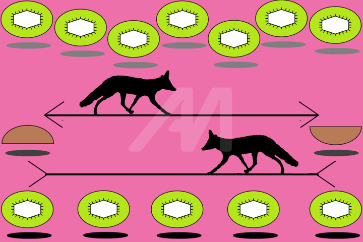 Digitale Kunst mit dem Titel "Live - Digital" von Tarvo Merkällinen, Original-Kunstwerk, 2D digitale Arbeit