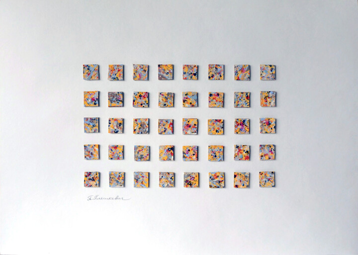 "«Defragmentation of…" başlıklı Tablo Tania Pliashkevich tarafından, Orijinal sanat, Akrilik