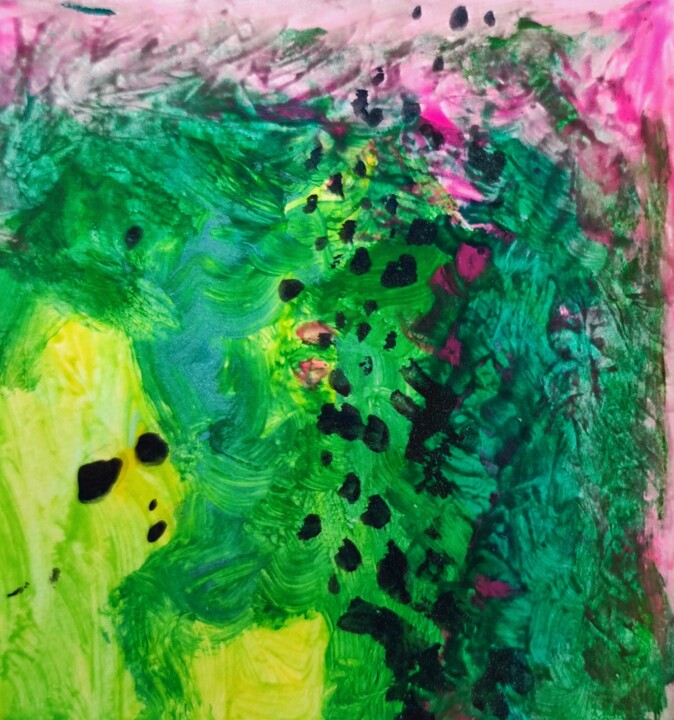 "MnI - Nature girl" başlıklı Tablo Milto Sideris tarafından, Orijinal sanat, Akrilik