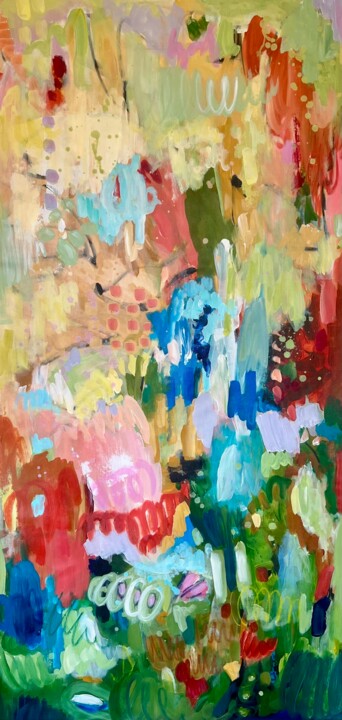 Pintura titulada "Timeless Meadow" por Kateryna Malomuzh, Obra de arte original, Acrílico