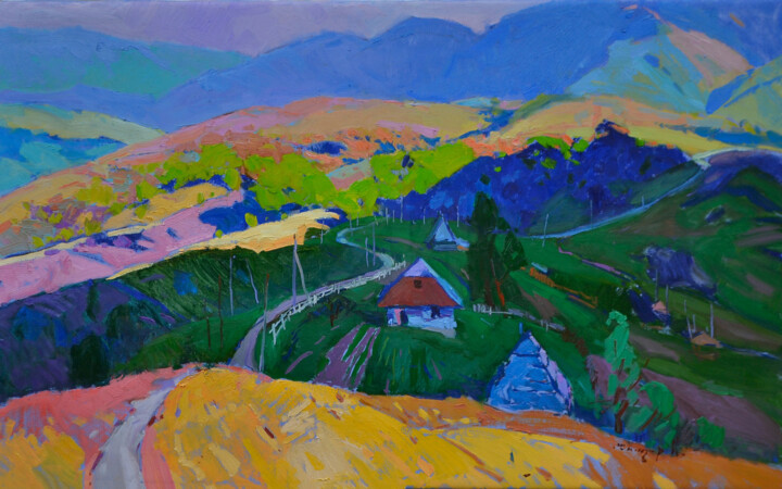 Картина под названием "Light in Silence" - Alexander Shandor, Подлинное произведение искусства, Масло