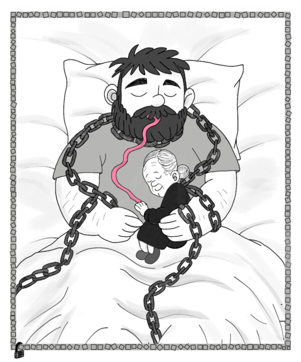 Painting titled "ADULT CHILD-Limited…" by Yinel Chong Pit, Original Artwork, Digital Painting