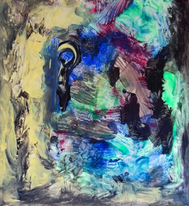 "RnZ - The Psycho Pa…" başlıklı Tablo Milto Sideris tarafından, Orijinal sanat, Akrilik