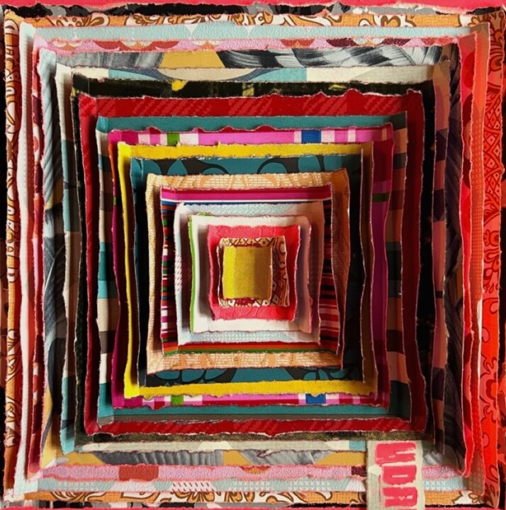 Γλυπτική με τίτλο "Eyecandy Mini no:1" από Uday Mastenbroek, Αυθεντικά έργα τέχνης, Χαρτί