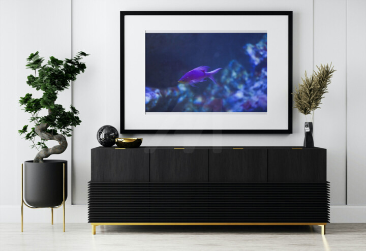 Werk ingelijst gepresenteerd