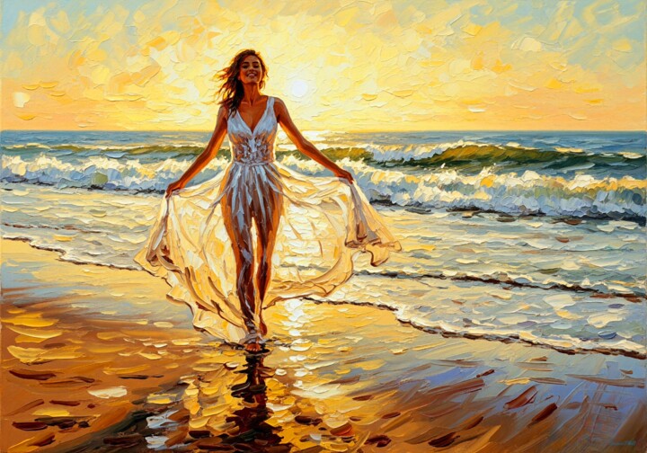 "Heureuse - 10" başlıklı Dijital Sanat Cosmicphil1 tarafından, Orijinal sanat, Dijital Resim