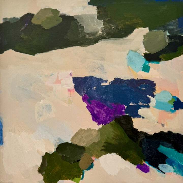 绘画 标题为“Purple” 由Diana Krinninger, 原创艺术品, 丙烯