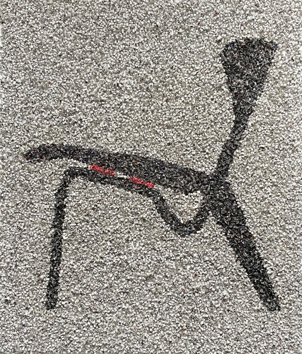 拼贴 标题为“"PK0A"” 由Dennis Mollemans, 原创艺术品, 拼贴