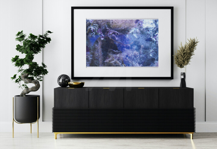 Het oppervlak of de textuur van het kunstwerk