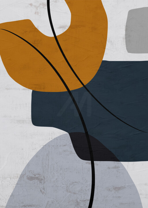 Digital Arts titled "ORGANIC ABSTRACT AR…" by Uillian Rius, Original Artwork, Digital Painting