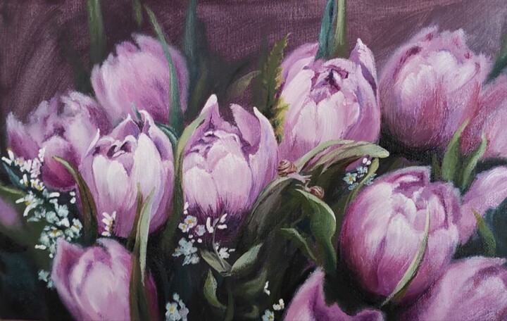 Pintura intitulada "I Am In Love With Y…" por Larissa Egner, Obras de arte originais, Óleo