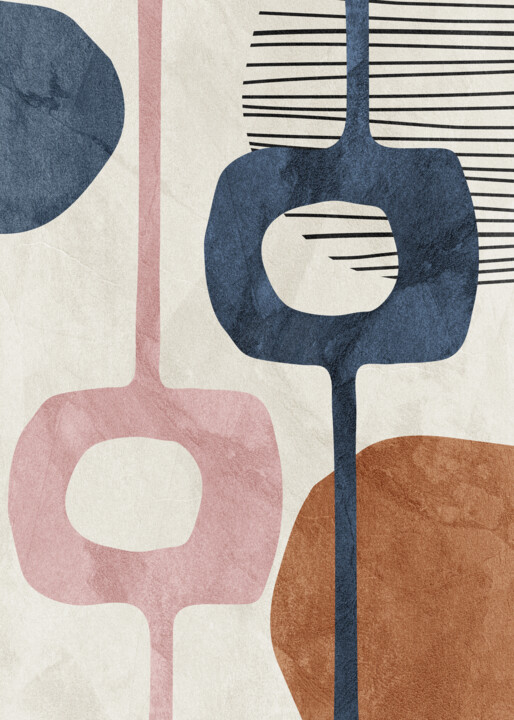 Digital Arts titled "ORGANIC ABSTRACT AR…" by Uillian Rius, Original Artwork, Digital Collage