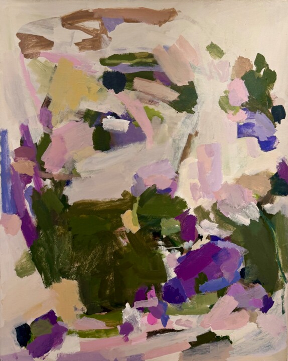 绘画 标题为“Purple mood” 由Diana Krinninger, 原创艺术品, 丙烯