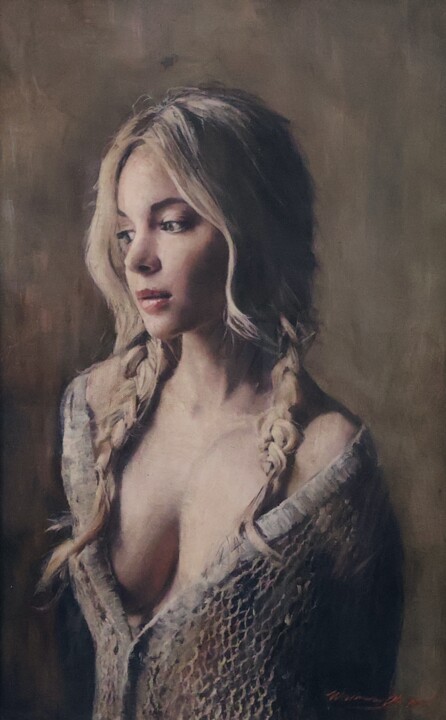 Pintura intitulada "'To Love Or Not To…" por William Oxer, Obras de arte originais, Óleo