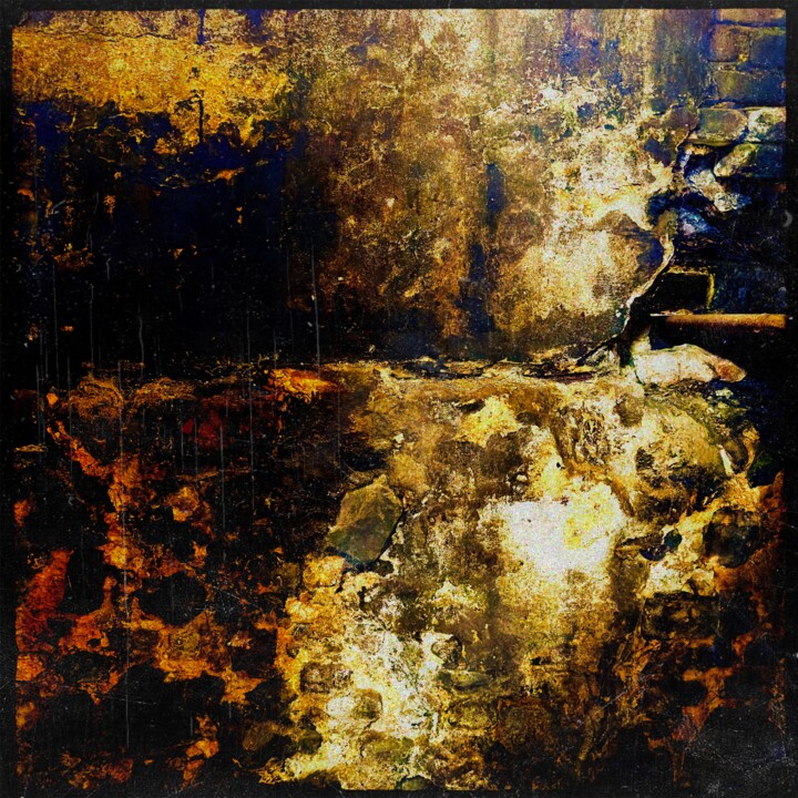 Fotografie mit dem Titel "Texturen der Zeit" von Frank Wichmann (sinnesreiz.art), Original-Kunstwerk, Manipulierte Fotografie