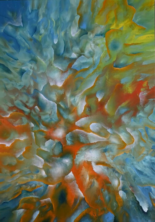 Peinture intitulée "Sfumature di luce" par Giuseppe Pastore, Œuvre d'art originale, Acrylique Monté sur Châssis en bois