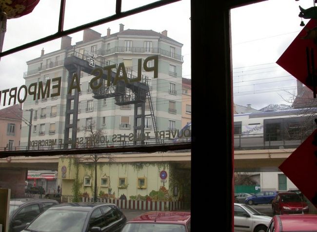Peinture intitulée "PONT SNCF MARCHE DE…" par Nessé, Œuvre d'art originale