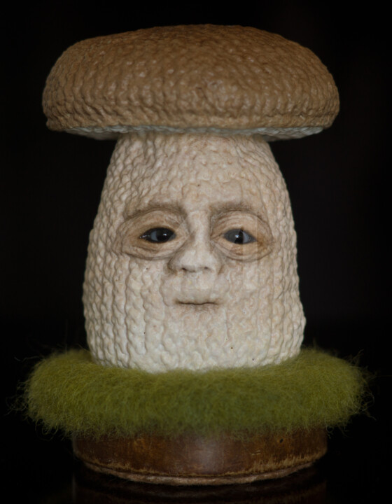 "Hopeful Mushroom" başlıklı Heykel Aileen Edwin tarafından, Orijinal sanat, Tekstil elyafı