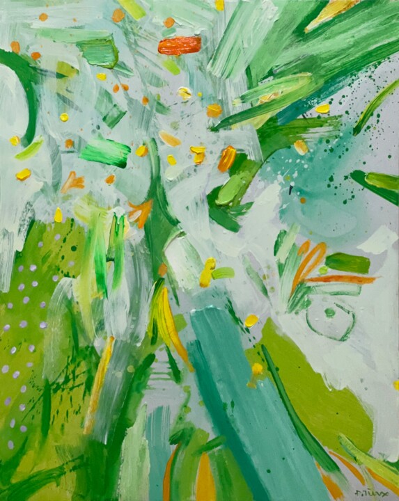 "Shadows in the rain" başlıklı Tablo Tung Duc Pham tarafından, Orijinal sanat, Akrilik