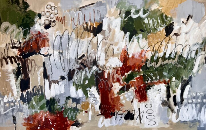 Pintura titulada "The Last Summer Day…" por Kateryna Malomuzh, Obra de arte original, Acrílico