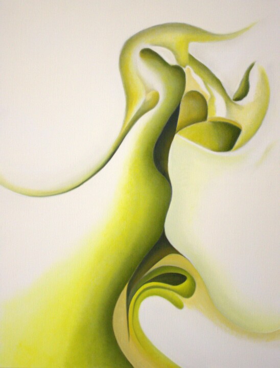 Malarstwo zatytułowany „Springtime in Paris…” autorstwa Jchadima, Oryginalna praca, Olej Zamontowany na Drewniana rama noszy