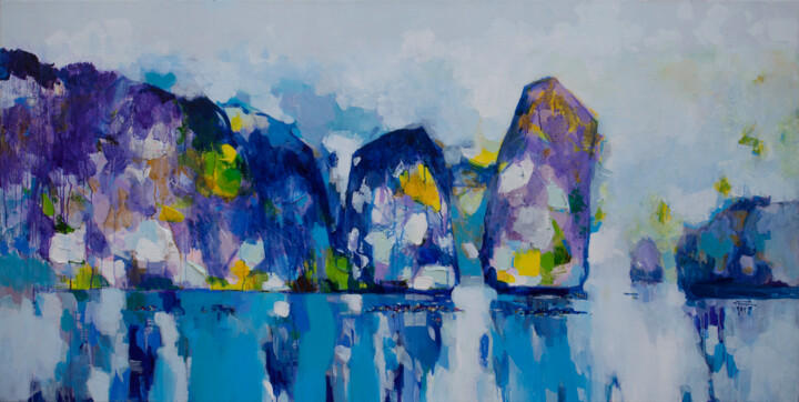 "Early Autumn" başlıklı Tablo Khanh The Bui tarafından, Orijinal sanat, Akrilik Ahşap Sedye çerçevesi üzerine monte edilmiş