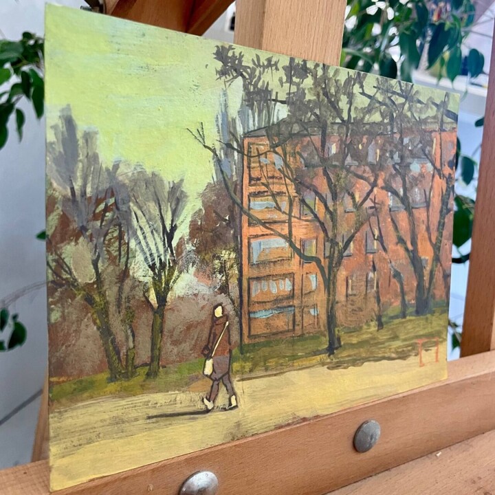 Поверхность или текстура произведения искусства