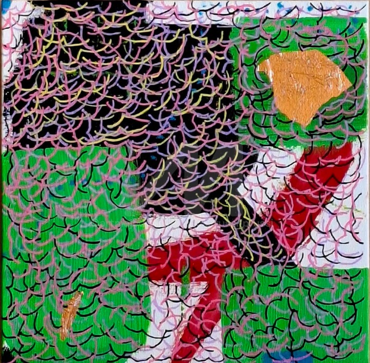 Malarstwo zatytułowany „4.L'envol ou migrat…” autorstwa Pascal Russi (PRussi), Oryginalna praca, Akryl Zamontowany na Drewni…