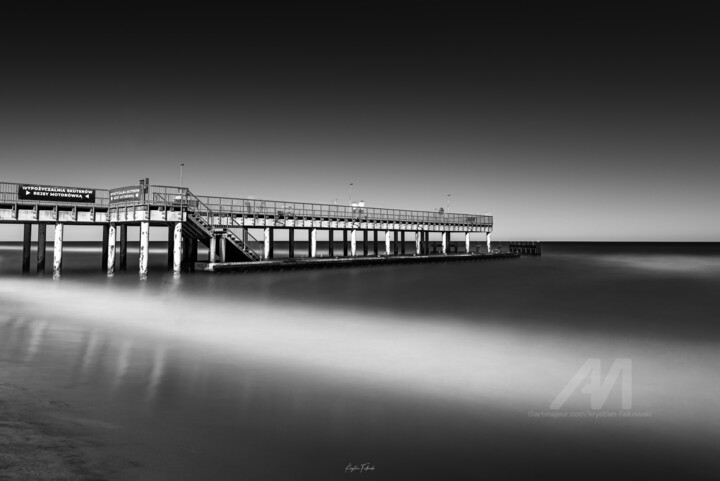 Fotografia zatytułowany „Coastal Reflections” autorstwa Krystian Falkowski, Oryginalna praca, Fotografia cyfrowa