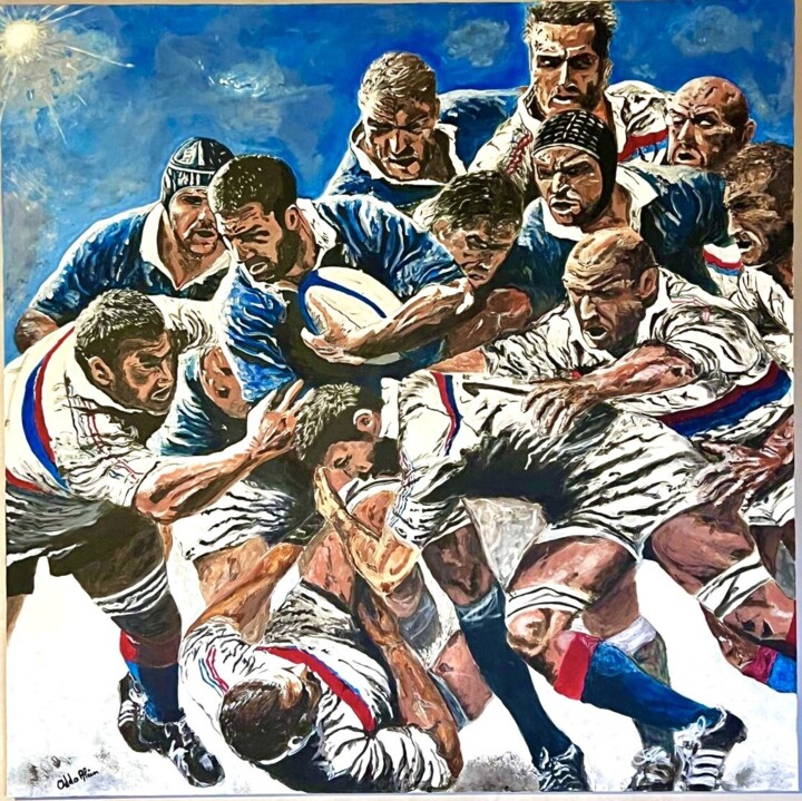 ラグビー　キャンバスアート 257 ラグビーの絵画の販売 | ArtMajeur