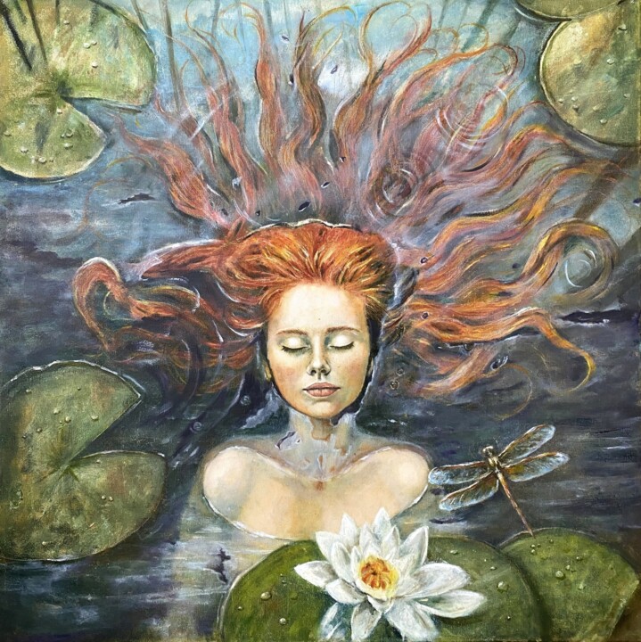 "Oneness" başlıklı Tablo Natalia Pettersson tarafından, Orijinal sanat, Petrol