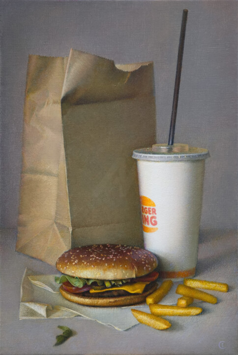 "Whopper" başlıklı Tablo Igor Sventitski tarafından, Orijinal sanat, Petrol