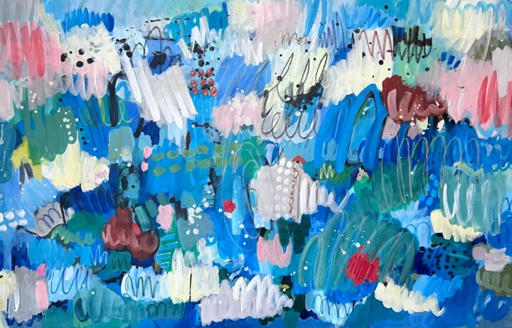 "Underwater Life is…" başlıklı Tablo Kateryna Malomuzh tarafından, Orijinal sanat, Akrilik