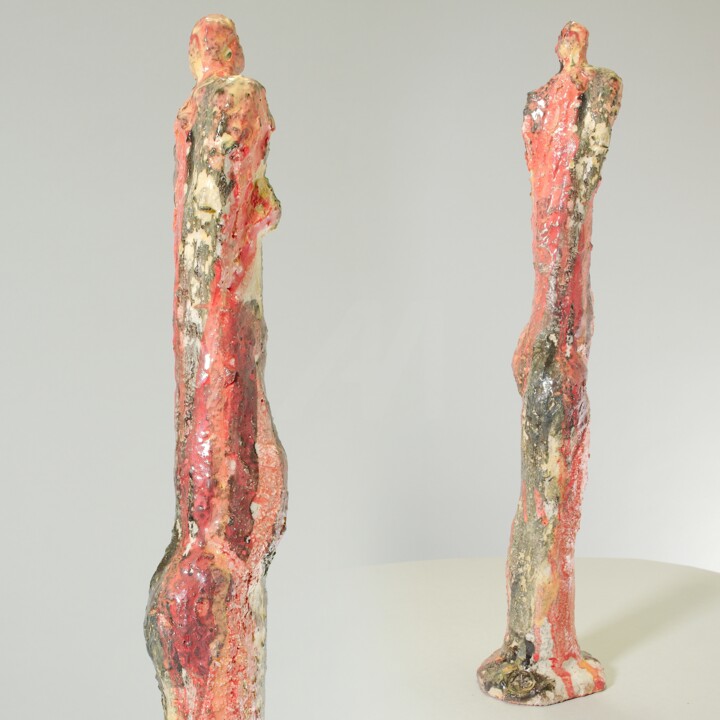 Escultura intitulada "Mulier" por Prof. Andreas Loeschner-Gornau, Obras de arte originais, Pedra