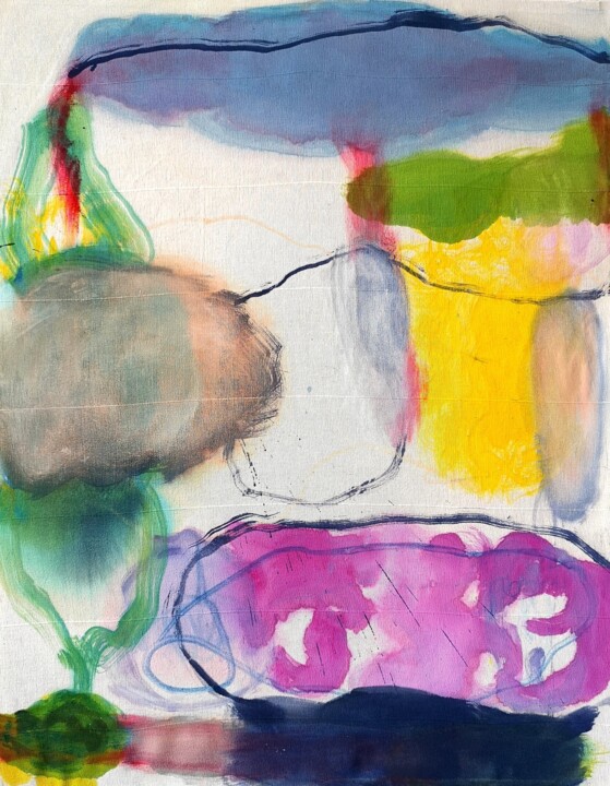 Pintura intitulada "Untitled C4" por Massimo Quadrelli, Obras de arte originais, Acrílico