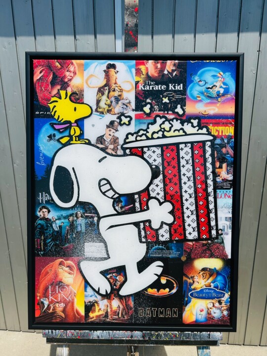 Obra presentada enmarcada