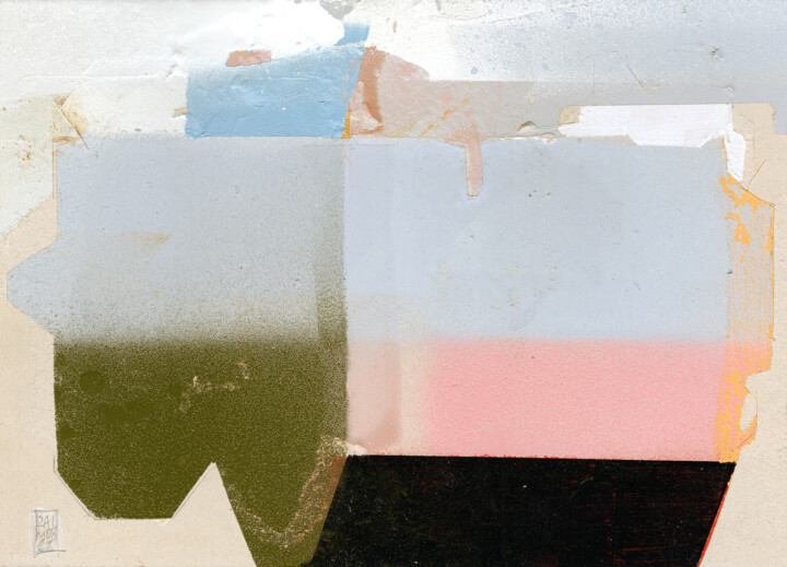 "Glemt" başlıklı Tablo Raimo Bergt tarafından, Orijinal sanat, Akrilik Karton üzerine monte edilmiş