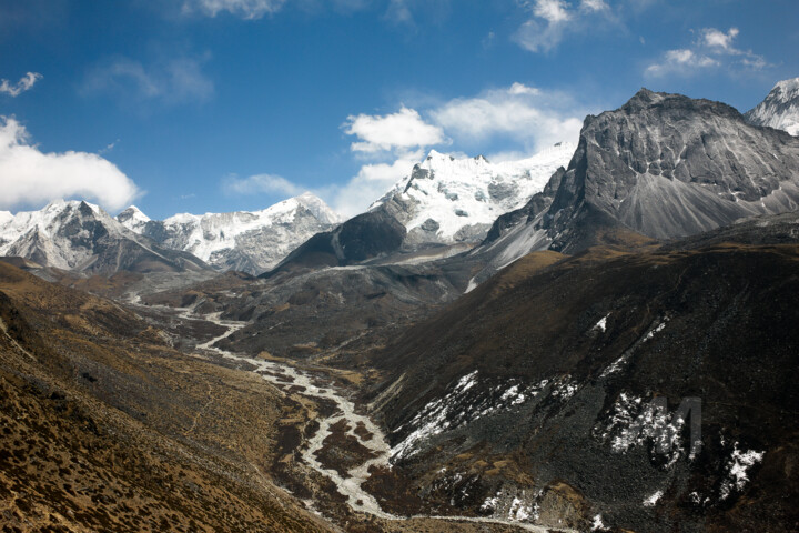 Photography titled "Valley and mountain…" by Scott Gregory Banner, Original Artwork, Digital Photography