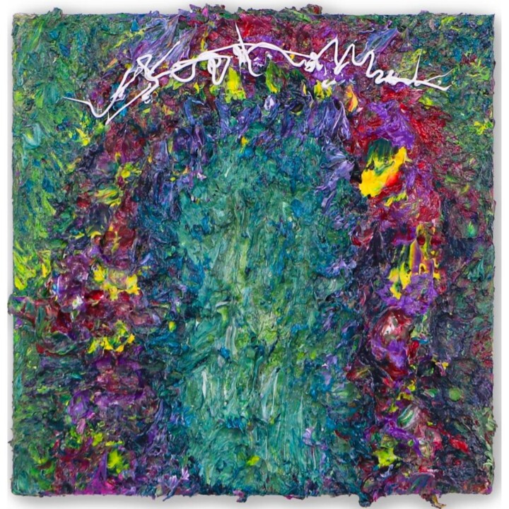 Peinture intitulée "Humming Letter #131" par Ji-An Kwon, Œuvre d'art originale, Acrylique Monté sur Châssis en bois