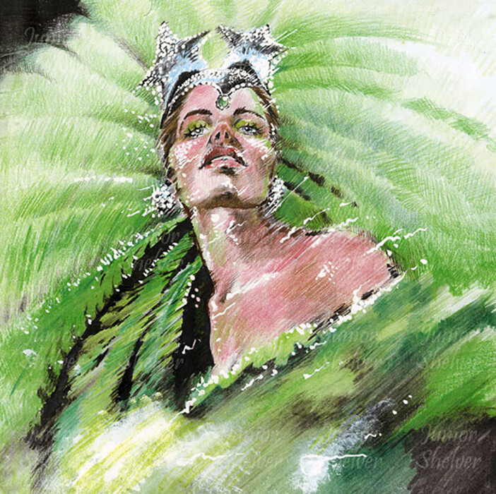 "Carnival City Mural…" başlıklı Resim Junior Shelver tarafından, Orijinal sanat, Işaretleyici