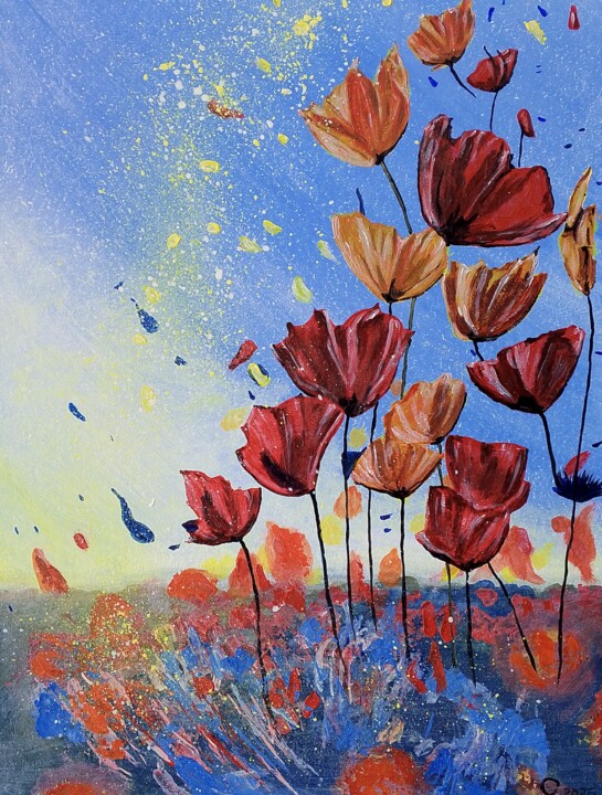 "Картина Маки" başlıklı Tablo Art-Teodora tarafından, Orijinal sanat, Akrilik