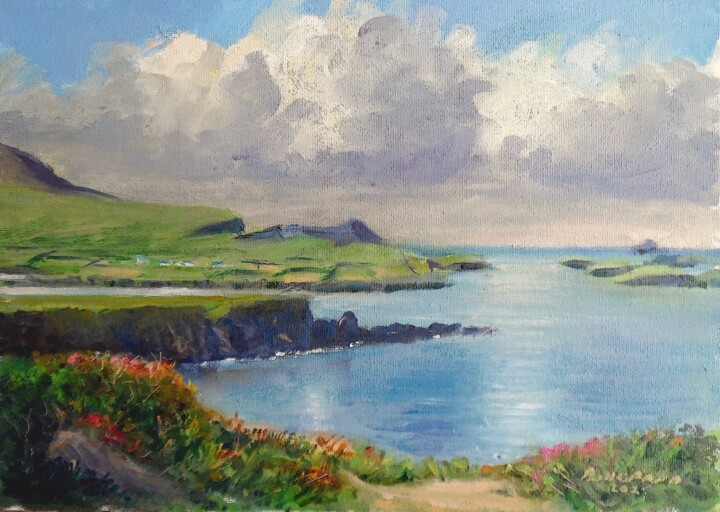 Malerei mit dem Titel "Valencia Island Ker…" von Bill O'Brien, Original-Kunstwerk, Öl Auf artwork_cat. montiert