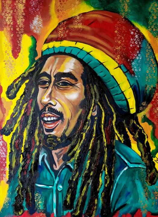 Ζωγραφική με τίτλο "Stir it up!" από Jan-Albert Ernsten, Αυθεντικά έργα τέχνης, Λάδι Τοποθετήθηκε στο Ξύλινο πάνελ