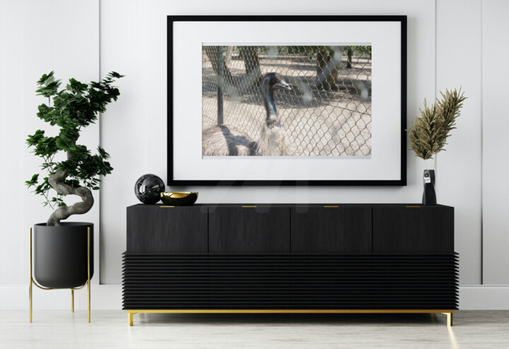 Werk ingelijst gepresenteerd