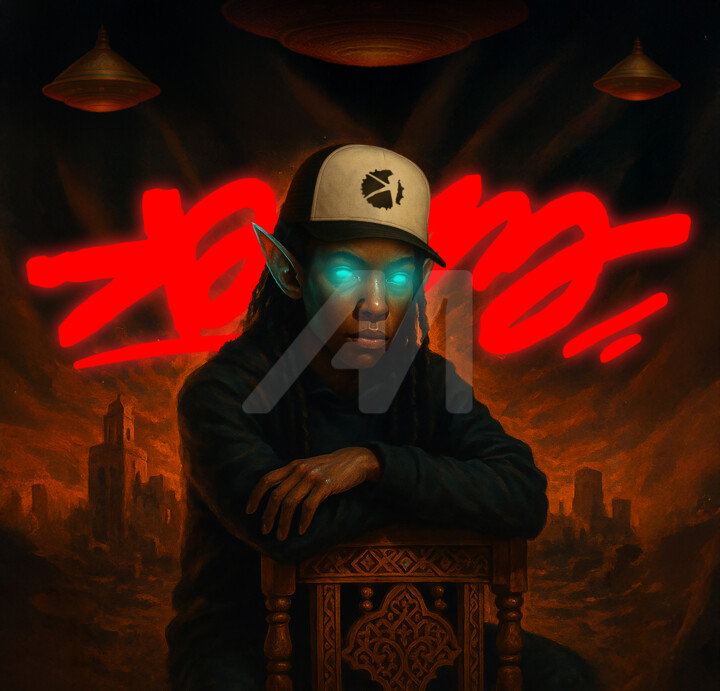 "STREET SORCERY" başlıklı Dijital Sanat Zakaria Karkafi (Karmaroc) tarafından, Orijinal sanat, Dijital Resim