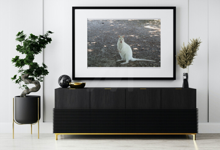 Werk ingelijst gepresenteerd