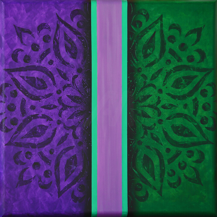 Pintura intitulada "QUADRILATERO" por Egidio Gariano, Obras de arte originais, Acrílico Montado em Armação em madeira